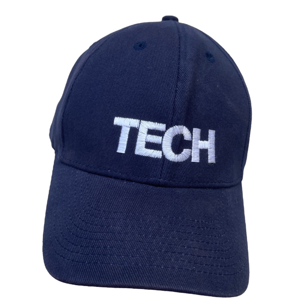Tech 6 Panel Adjustable Size Baseball Hat Euc